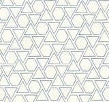 Seabrook Sun Shapes Coastal Blue Wallpaper