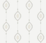 Seabrook Sand Dollar Stripe Black Sands Wallpaper
