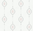 Seabrook Sand Dollar Stripe Pink Sunset Wallpaper
