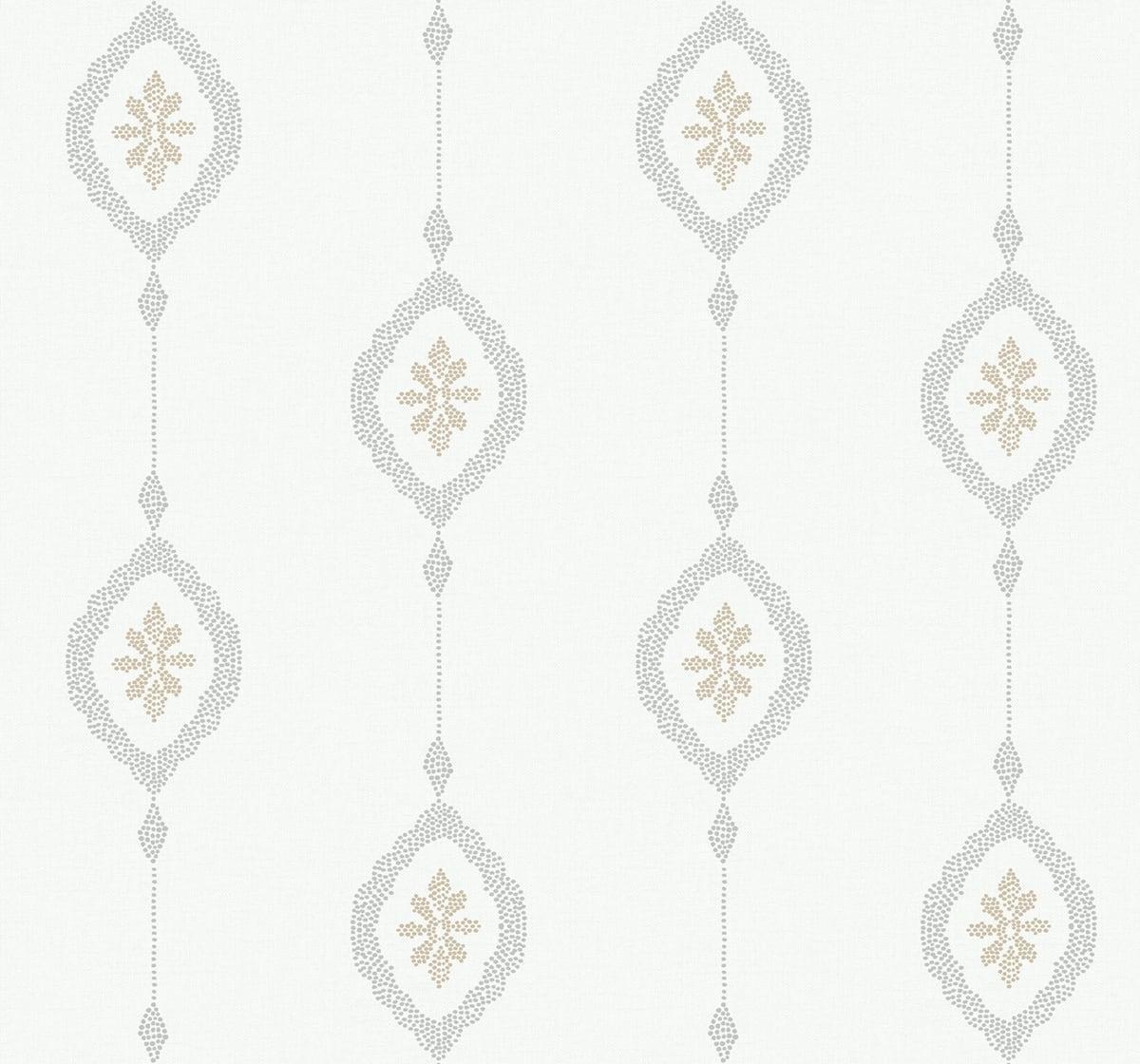 Seabrook Sand Dollar Stripe Sand Dunes Wallpaper