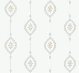 Seabrook Sand Dollar Stripe Sand Dunes Wallpaper