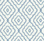 Seabrook Seaside Ogee Blue Oasis Wallpaper