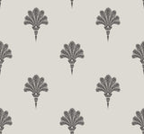 Seabrook Summer Fan Black Wallpaper