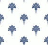 Seabrook Summer Fan Coastal Blue Wallpaper