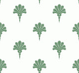 Seabrook Summer Fan Greenery Wallpaper