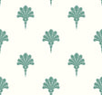 Seabrook Summer Fan Tropic Green Wallpaper