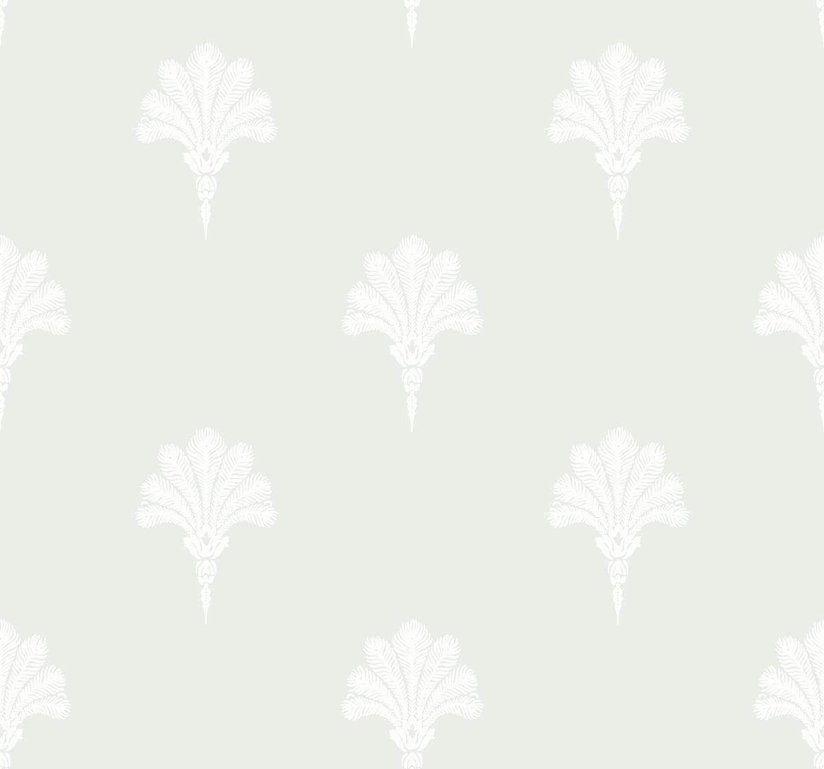 Seabrook Summer Fan White Sands Wallpaper