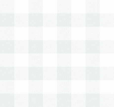 Seabrook Picnic Plaid White Sands Wallpaper