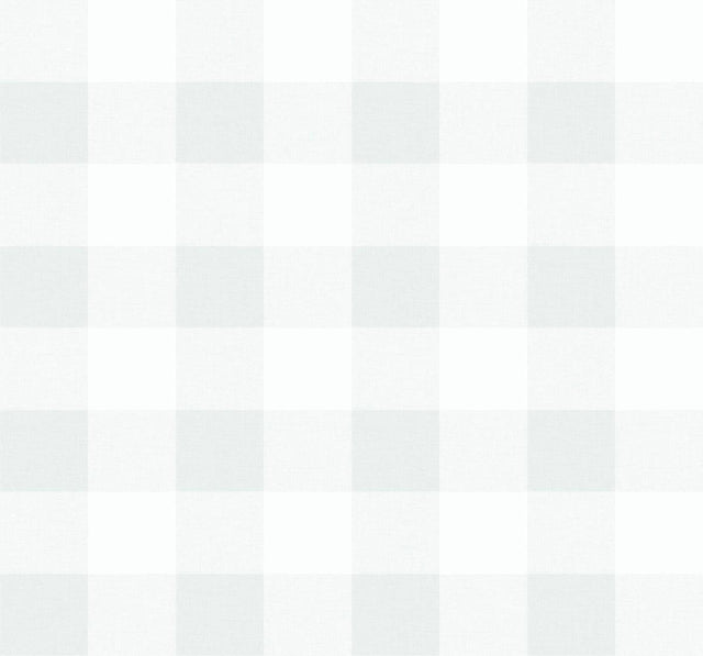 Seabrook Picnic Plaid White Sands Wallpaper