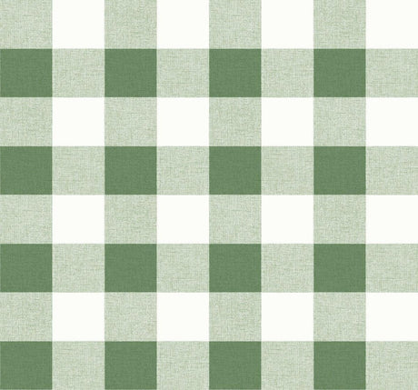 Seabrook Picnic Plaid Greenery Wallpaper