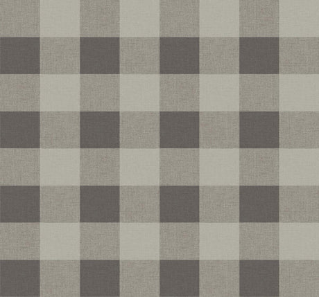 Seabrook Picnic Plaid Grey Wallpaper