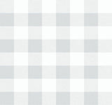 Seabrook Picnic Plaid Grey Wallpaper