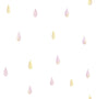 Seabrook Raindrops Strawberry Lemonade Wallpaper