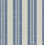 Seabrook Linen Stripe Denim and Soft Gray Wallpaper