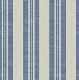Seabrook Linen Stripe Blue Wallpaper
