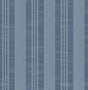 Seabrook Linen Stripe Sky Blue and Denim Wallpaper