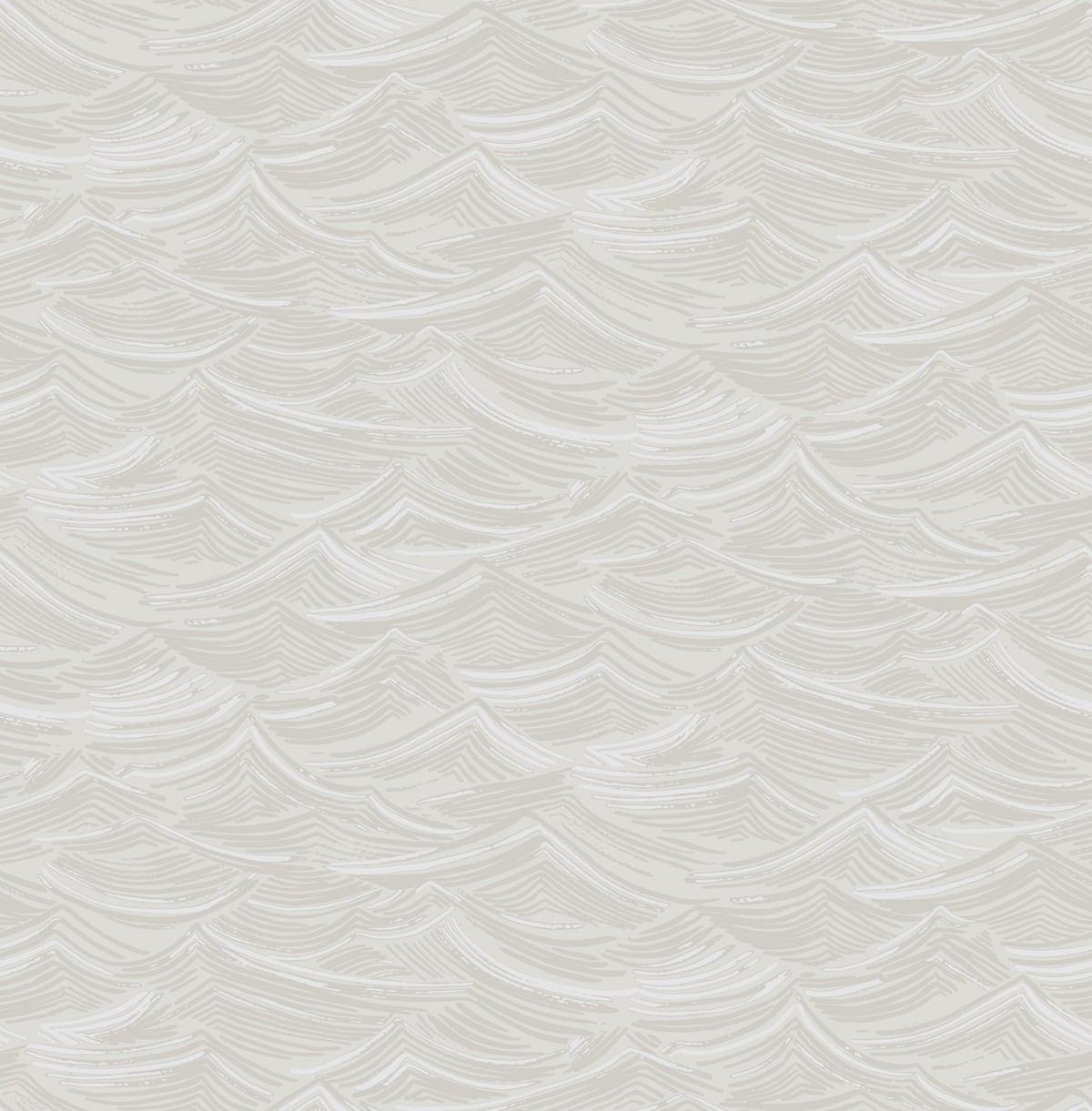 Seabrook Calm Seas Grey Wallpaper