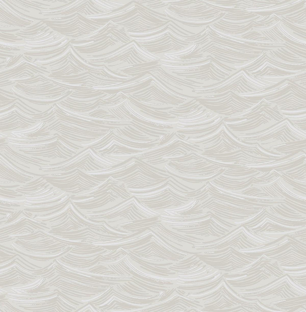 Seabrook Calm Seas Grey Wallpaper