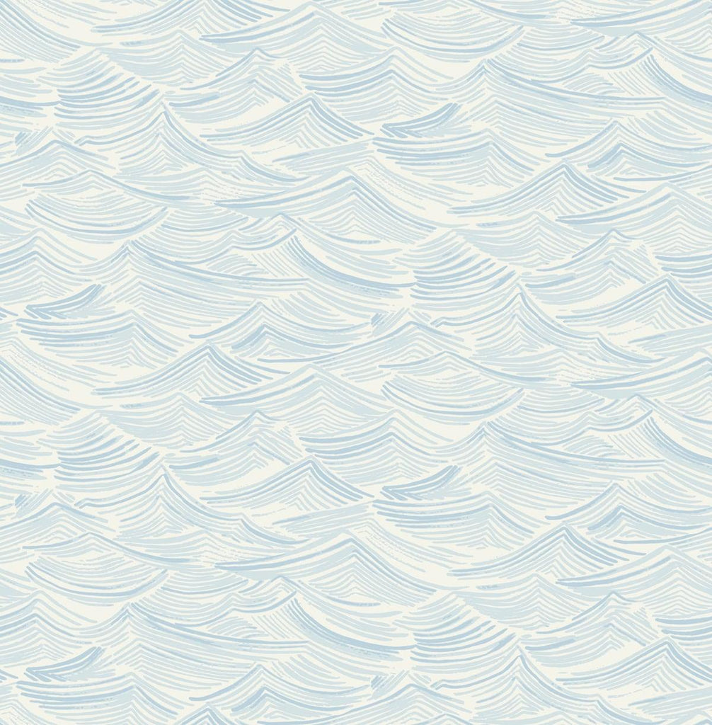 Seabrook Calm Seas Blue Wallpaper