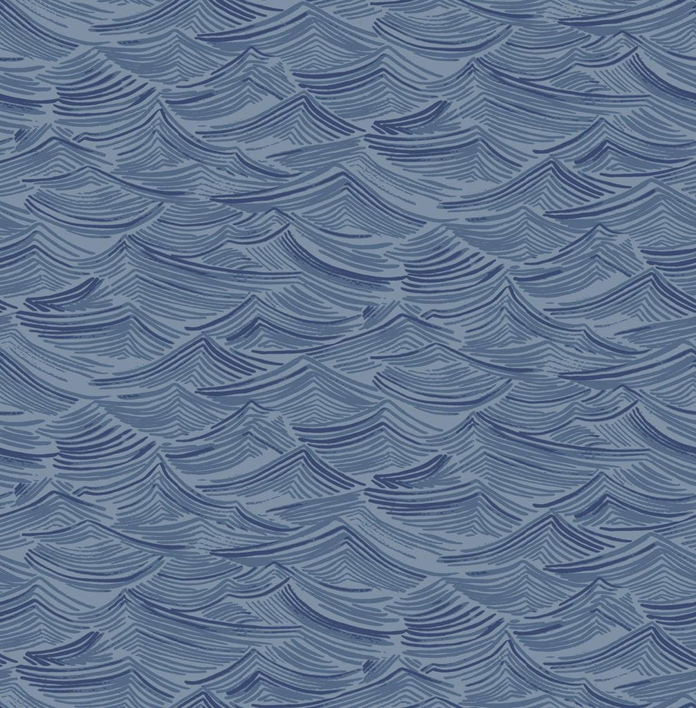 Seabrook Calm Seas Carolina Blue Wallpaper