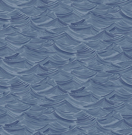 Seabrook Calm Seas Blue Wallpaper
