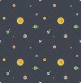 Seabrook Connecting Space Blue Wallpaper