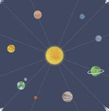 Seabrook Connecting Space Blue Wallpaper