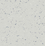 Seabrook Paint Splatter Gray and Midnight Blue Wallpaper