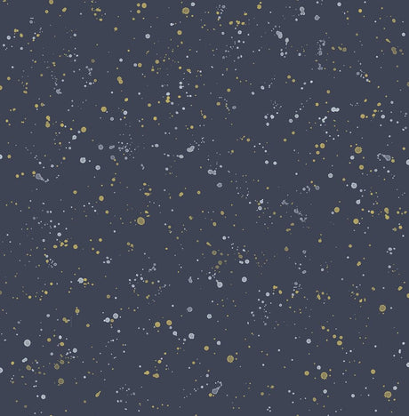 Seabrook Paint Splatter Blue Wallpaper