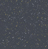 Seabrook Paint Splatter Midnight Blue And Metallic Gold Wallpaper