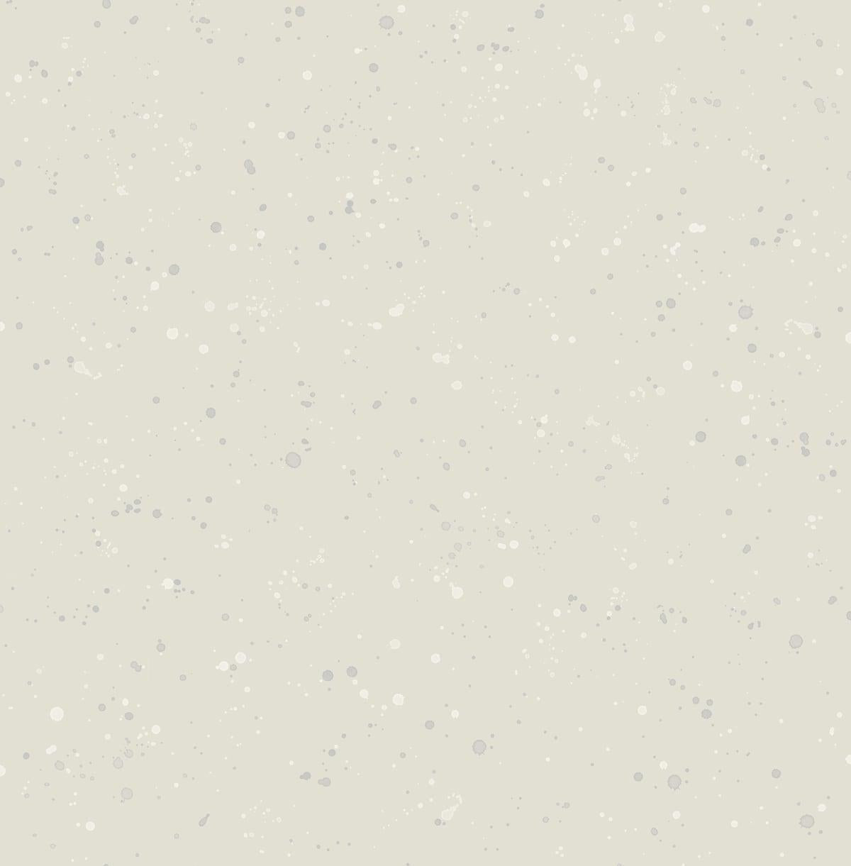 Seabrook Paint Splatter Gray and White Wallpaper