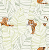 Seabrook Hiding Tigers Green And Orange Wallpaper