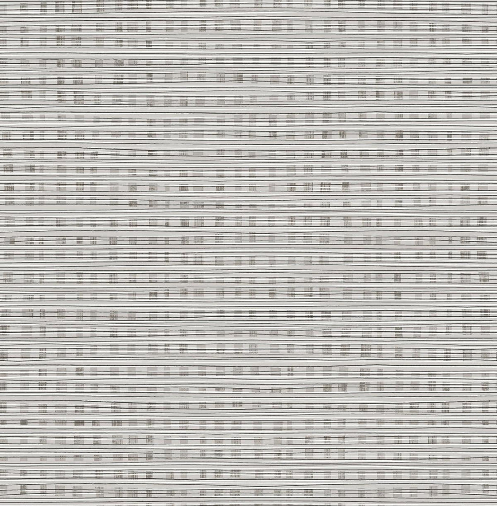 Seabrook Weave Grey Wallpaper