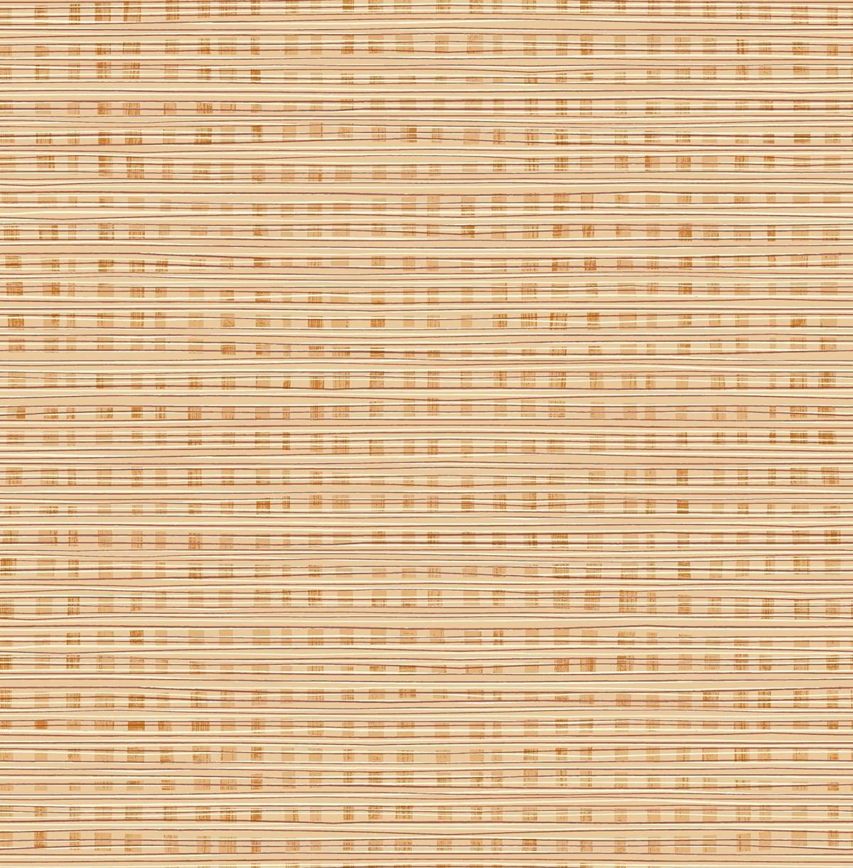 Seabrook Weave Terra Cotta Wallpaper