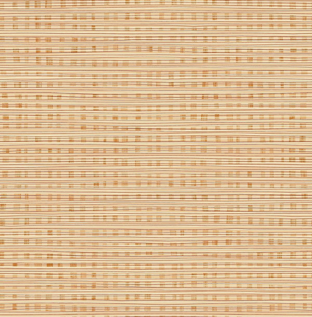 Seabrook Weave Terra Cotta Wallpaper