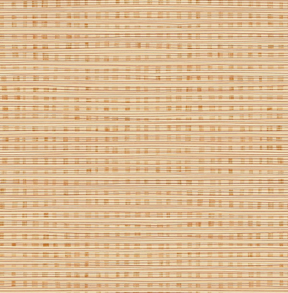Seabrook Weave Orange Wallpaper