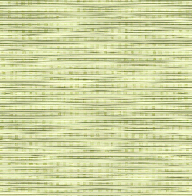Seabrook Weave Green Apple Wallpaper