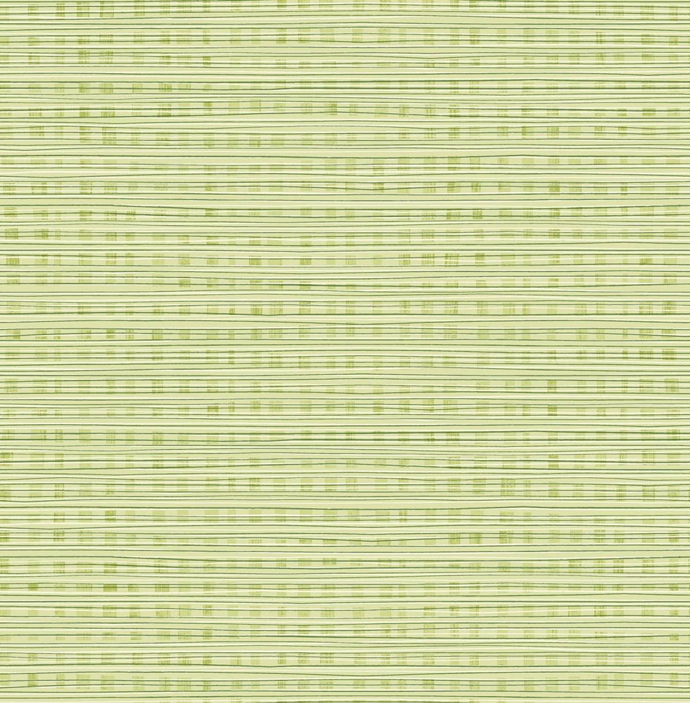 Seabrook Weave Green Wallpaper
