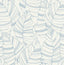 Seabrook Jungle Leaves Carolina Blue Wallpaper