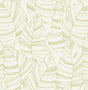 Seabrook Jungle Leaves Green Apple Wallpaper