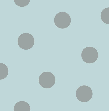 Seabrook Dots Silver Wallpaper