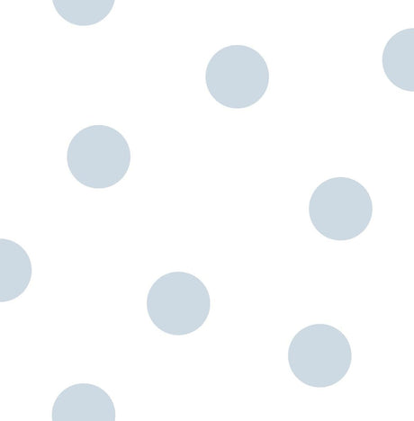 Seabrook Dots Powder Blue Wallpaper