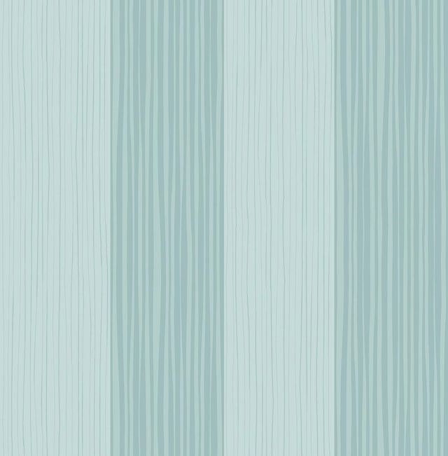 Seabrook Stripes Teal Wallpaper