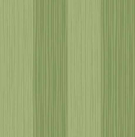 Seabrook Stripes Lime Green Wallpaper
