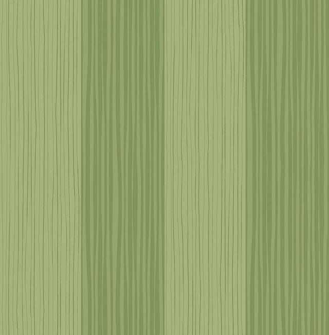 Seabrook Stripes Lime Green Wallpaper