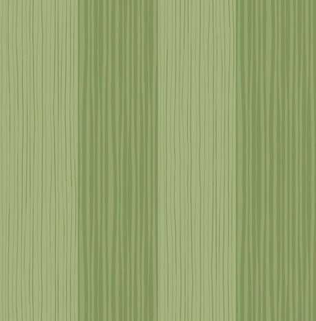 Seabrook Stripes Green Wallpaper