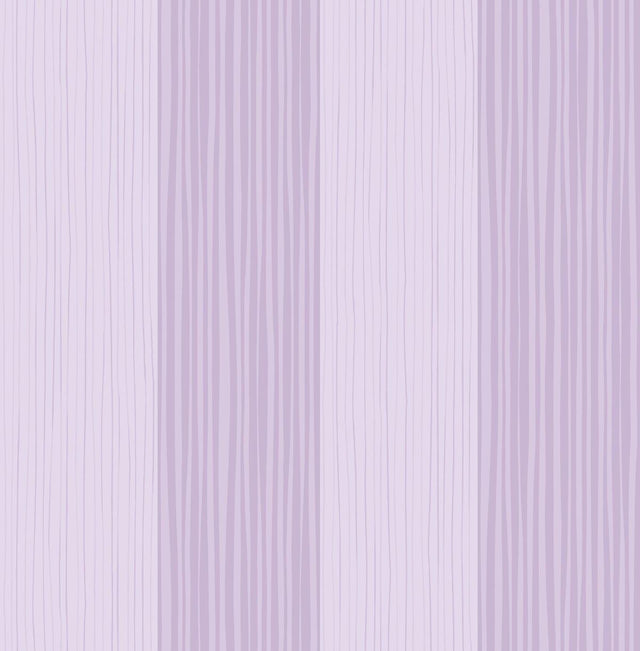 Seabrook Stripes Lilac Wallpaper