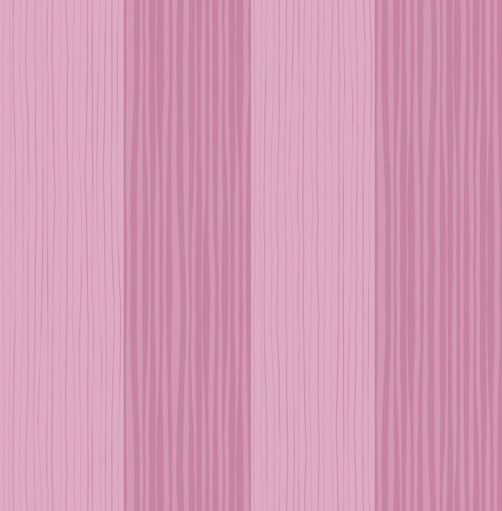 Seabrook Stripes Pink Wallpaper