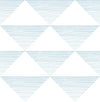Seabrook Geo Stripe Sky Blue Wallpaper