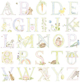 Seabrook Alphabet Multicolored Wallpaper